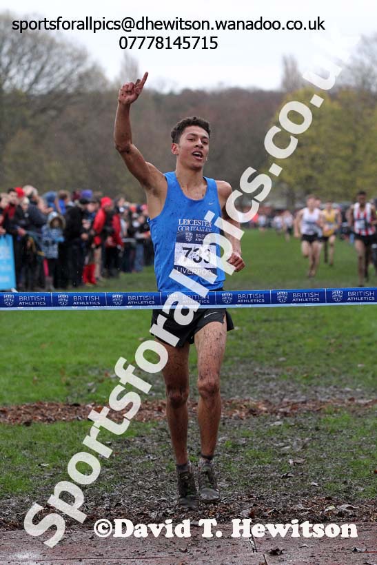 Mens under-20s, British Athletics Liverpool Cross Challenge, Sefton Park, Liverpool. Photo: David T. Hewitson/Sports for All Pics